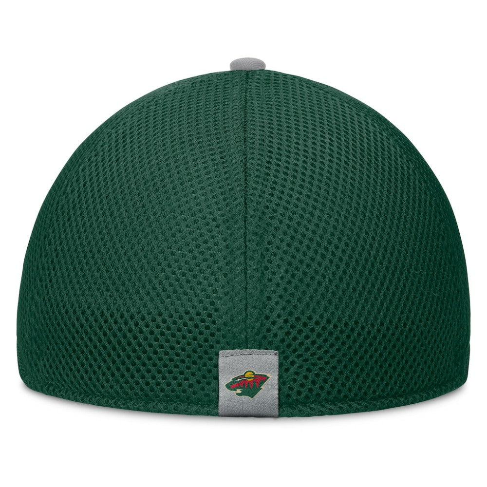 Minnesota Wild Fanatics Fundamentals Span Flex Hat - Green | Fanatics Clearance