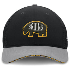 Boston Bruins Fanatics Fundamentals Span Flex Hat - Black | Fanatics Lifestyle