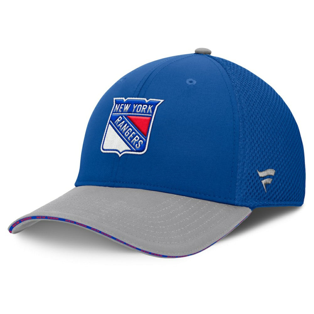 New York Rangers Fanatics Fundamentals Span Flex Hat - Blue | Fanatics Lifestyle