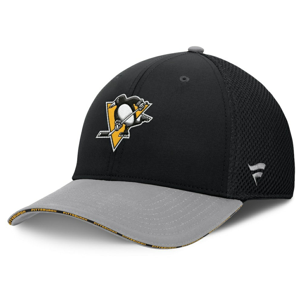 Pittsburgh Penguins Fanatics Fundamentals Span Flex Hat - Black | Fanatics sale