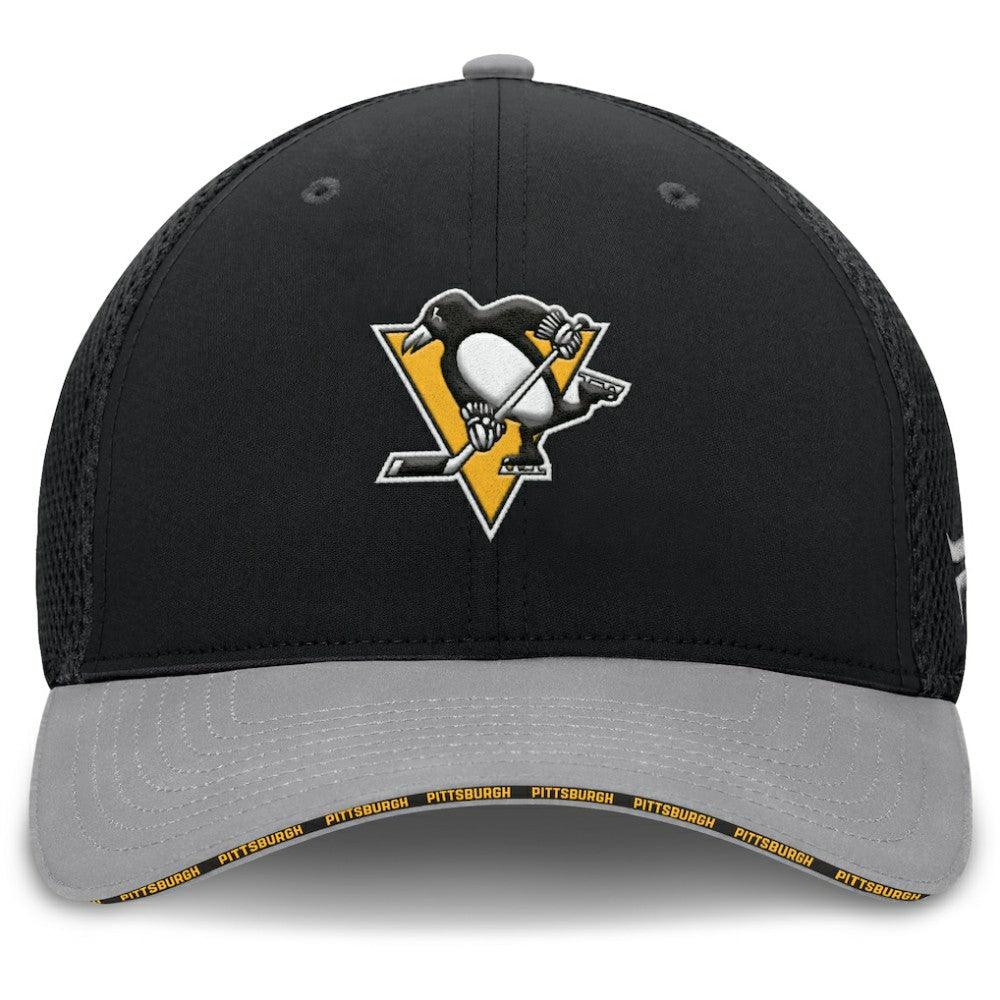 Pittsburgh Penguins Fanatics Fundamentals Span Flex Hat - Black | Fanatics sale