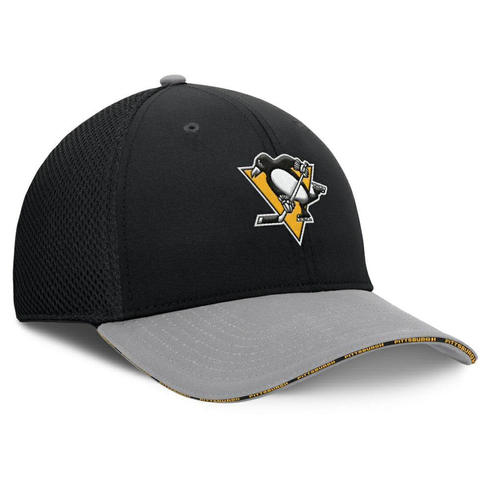 Pittsburgh Penguins Fanatics Fundamentals Span Flex Hat - Black | Fanatics sale