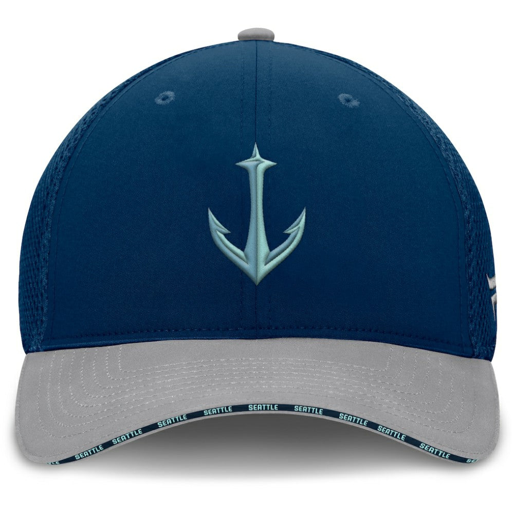 Seattle Kraken Fanatics Fundamentals Span Flex Hat - Deep Sea Blue | Fanatics sale