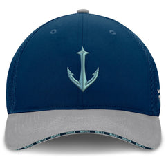 Seattle Kraken Fanatics Fundamentals Span Flex Hat - Deep Sea Blue | Fanatics sale