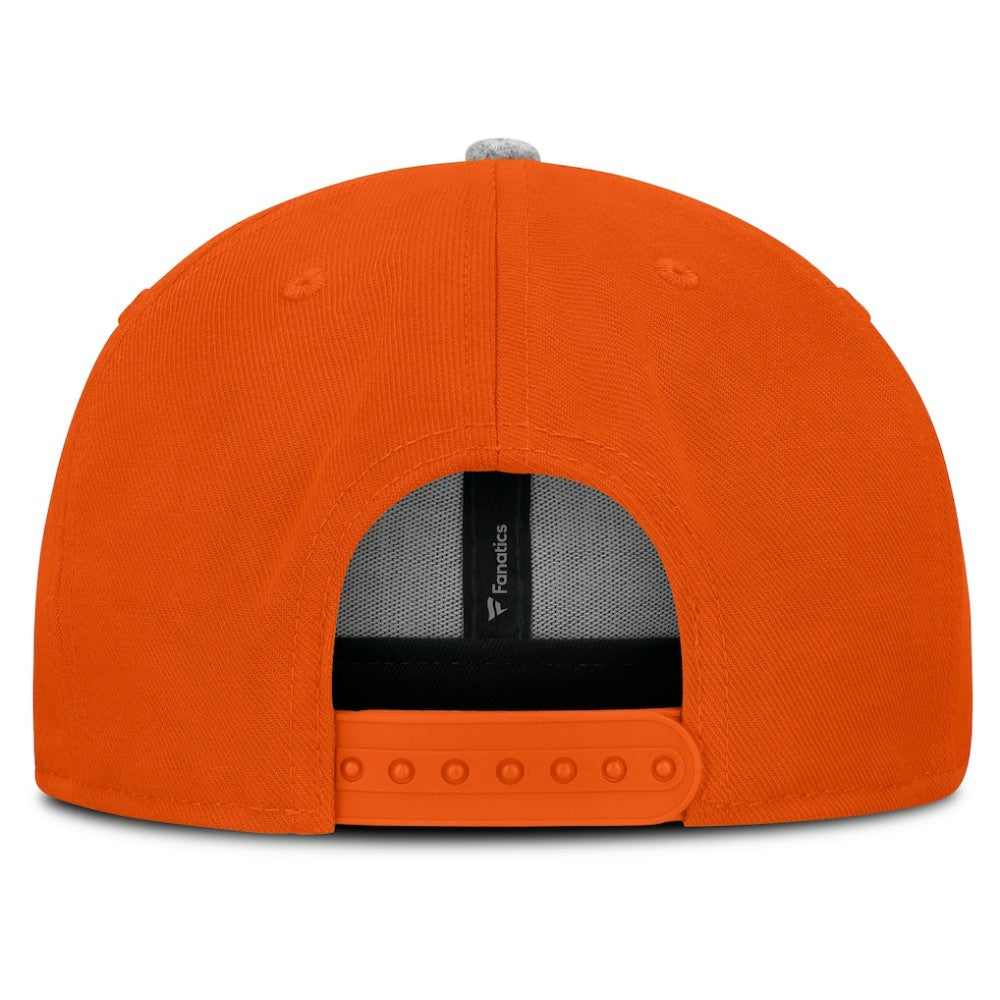 Anaheim Ducks Fanatics Fundamentals Loden Snapback Hat - Orange | Fanatics sale