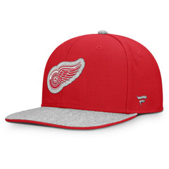 Detroit Red Wings Fanatics Fundamentals Loden Snapback Hat - Red | Fanatics Clearance