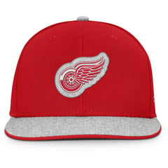 Detroit Red Wings Fanatics Fundamentals Loden Snapback Hat - Red | Fanatics Clearance