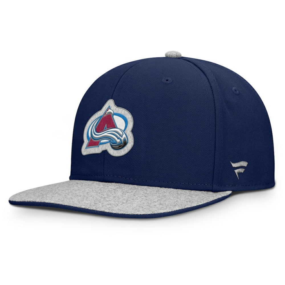 Colorado Avalanche Fanatics Fundamentals Loden Snapback Hat - Navy | Fanatics discount