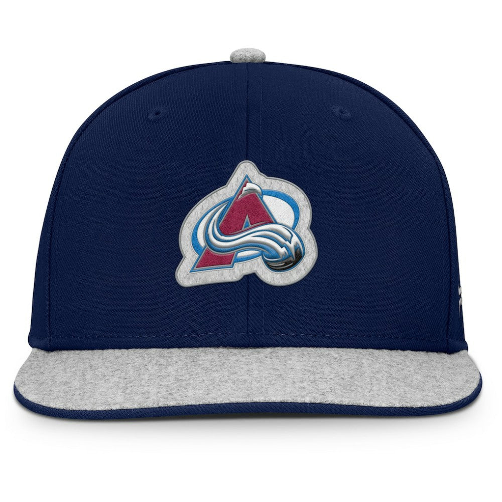Colorado Avalanche Fanatics Fundamentals Loden Snapback Hat - Navy | Fanatics discount