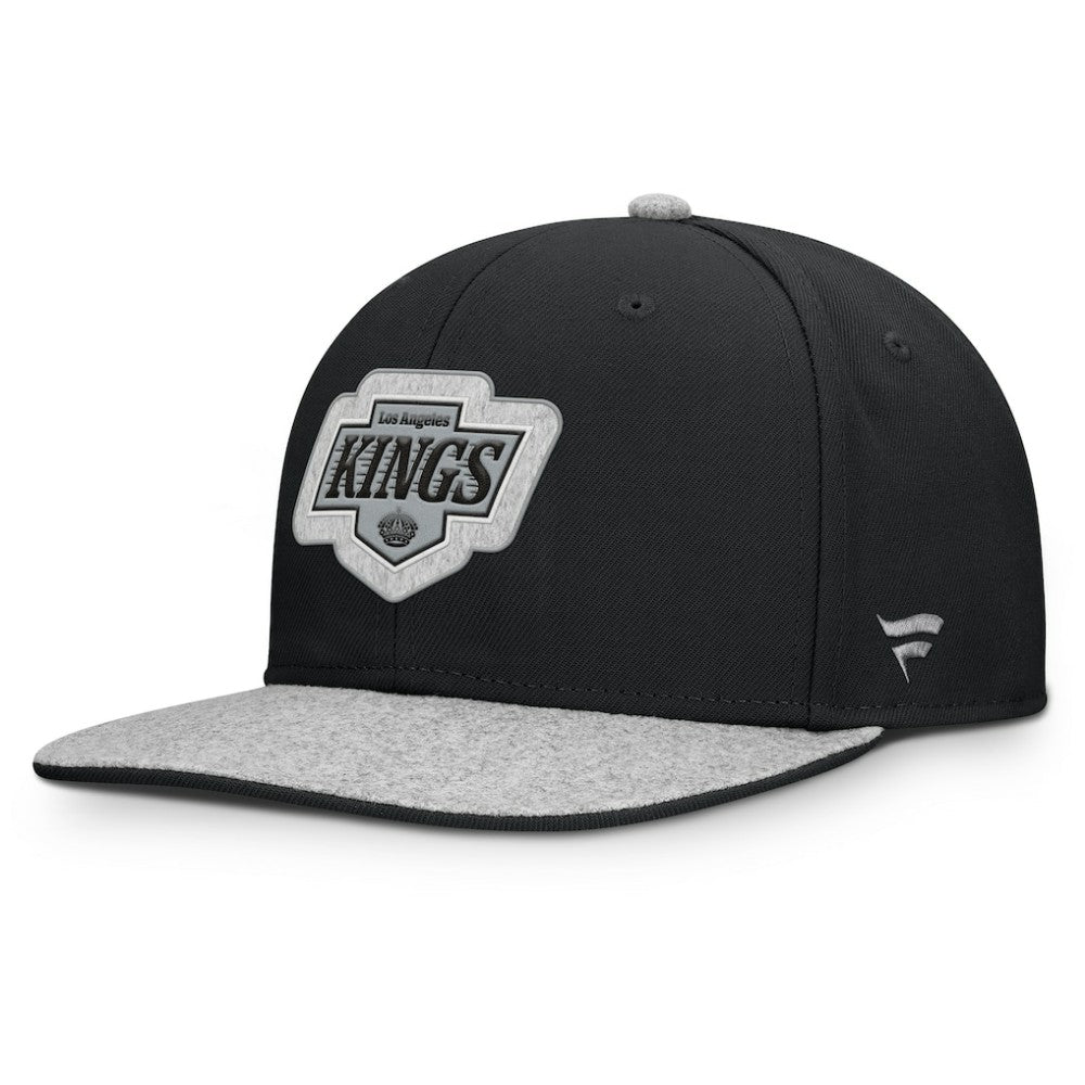 Los Angeles Kings Fanatics Fundamentals Loden Snapback Hat - Black | Fanatics sale
