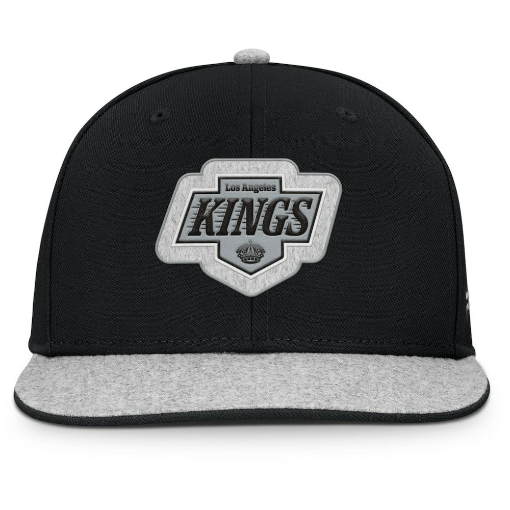 Los Angeles Kings Fanatics Fundamentals Loden Snapback Hat - Black | Fanatics sale
