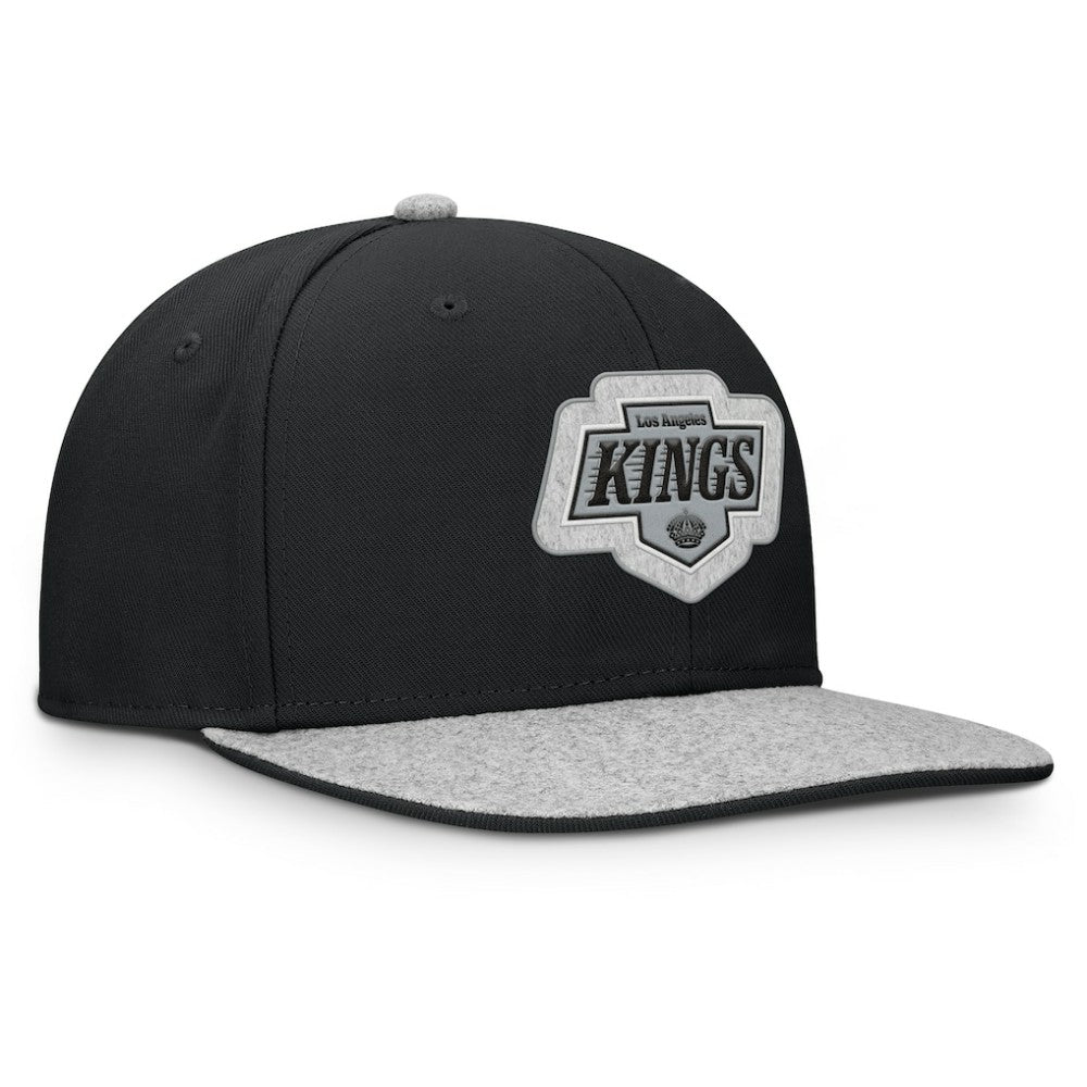 Los Angeles Kings Fanatics Fundamentals Loden Snapback Hat - Black | Fanatics sale