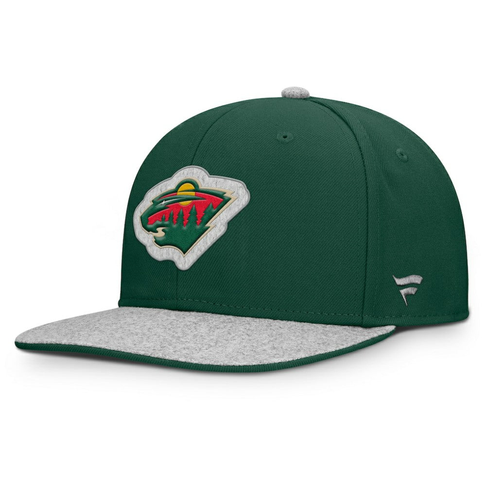 Minnesota Wild Fanatics Fundamentals Loden Snapback Hat - Green | Fanatics sale