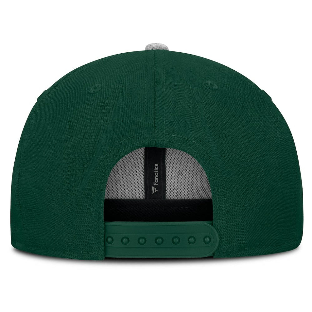 Minnesota Wild Fanatics Fundamentals Loden Snapback Hat - Green | Fanatics sale