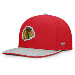 Chicago Blackhawks Fanatics Fundamentals Loden Snapback Hat - Red | Fanatics on sale