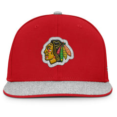 Chicago Blackhawks Fanatics Fundamentals Loden Snapback Hat - Red | Fanatics on sale