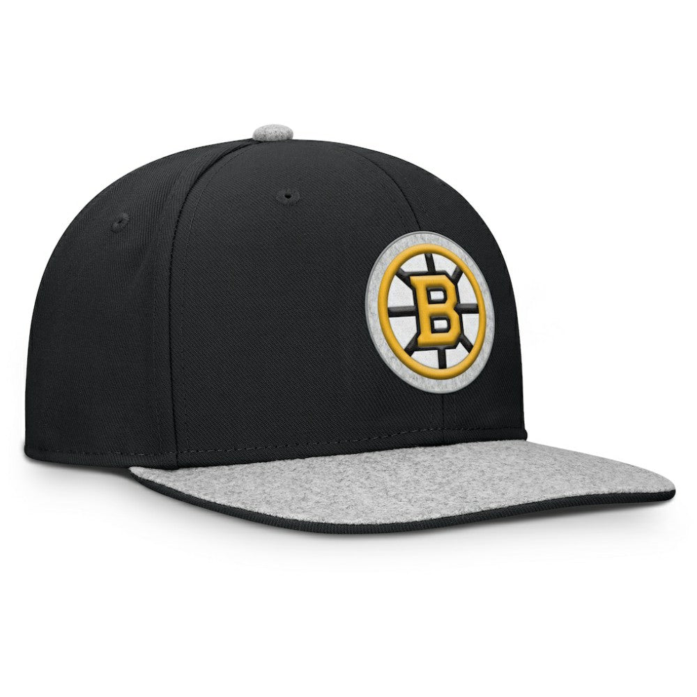 Boston Bruins Fanatics Fundamentals Loden Snapback Hat - Black | Fanatics on sale