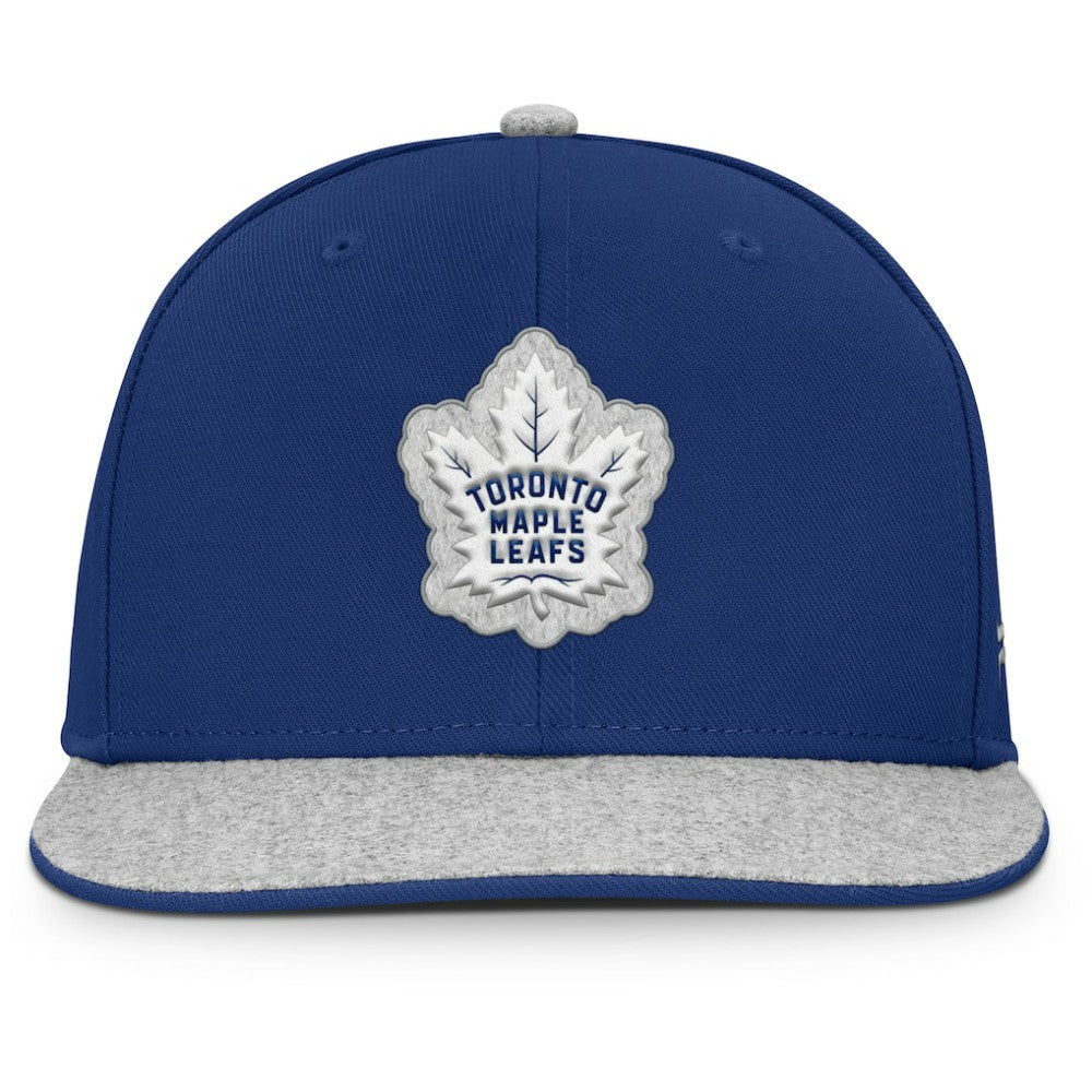 Toronto Maple Leafs Fanatics Fundamentals Loden Snapback Hat - Blue | Fanatics Lifestyle