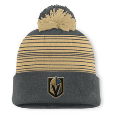 Vegas Golden Knights Fanatics Fundamental Spirit Cuffed Pom Knit Hat - Gray | Fanatics near me