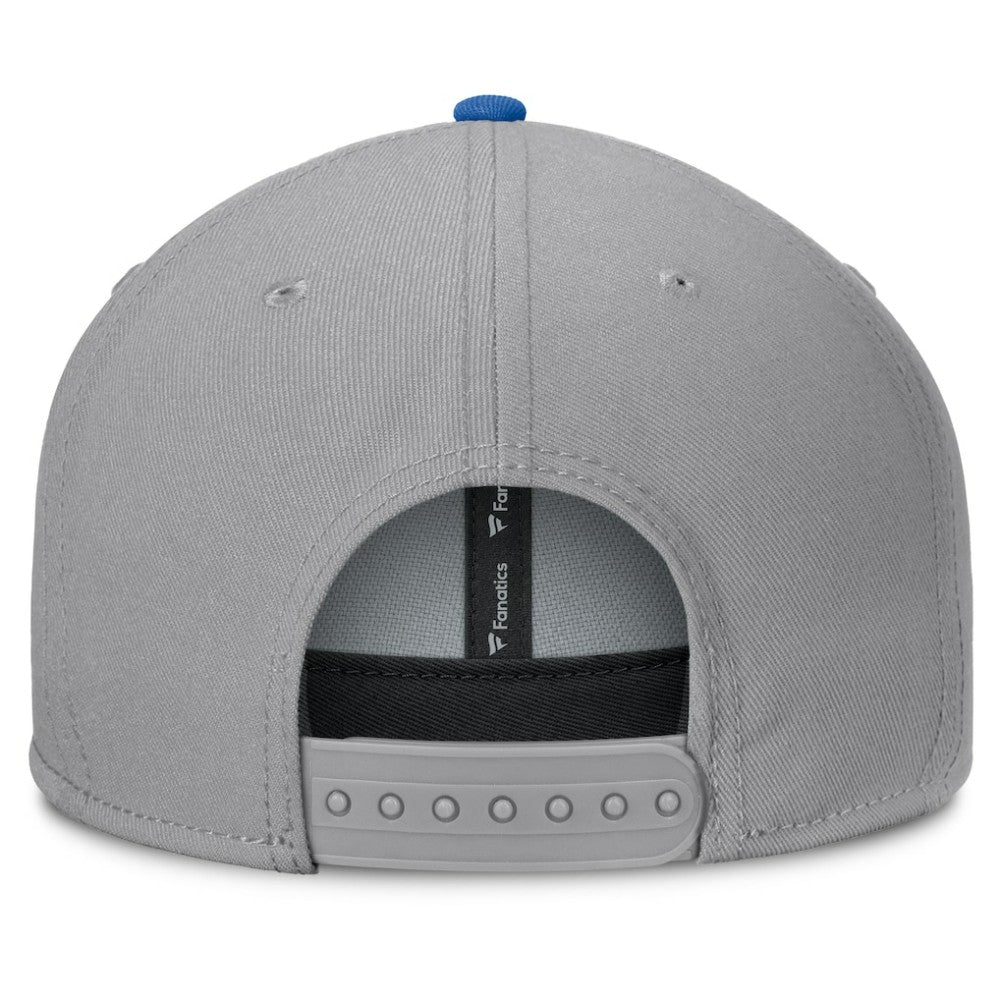 New York Rangers Fanatics Fundamentals Duo Split Logo Snapback Hat - Gray | Fanatics Clearance