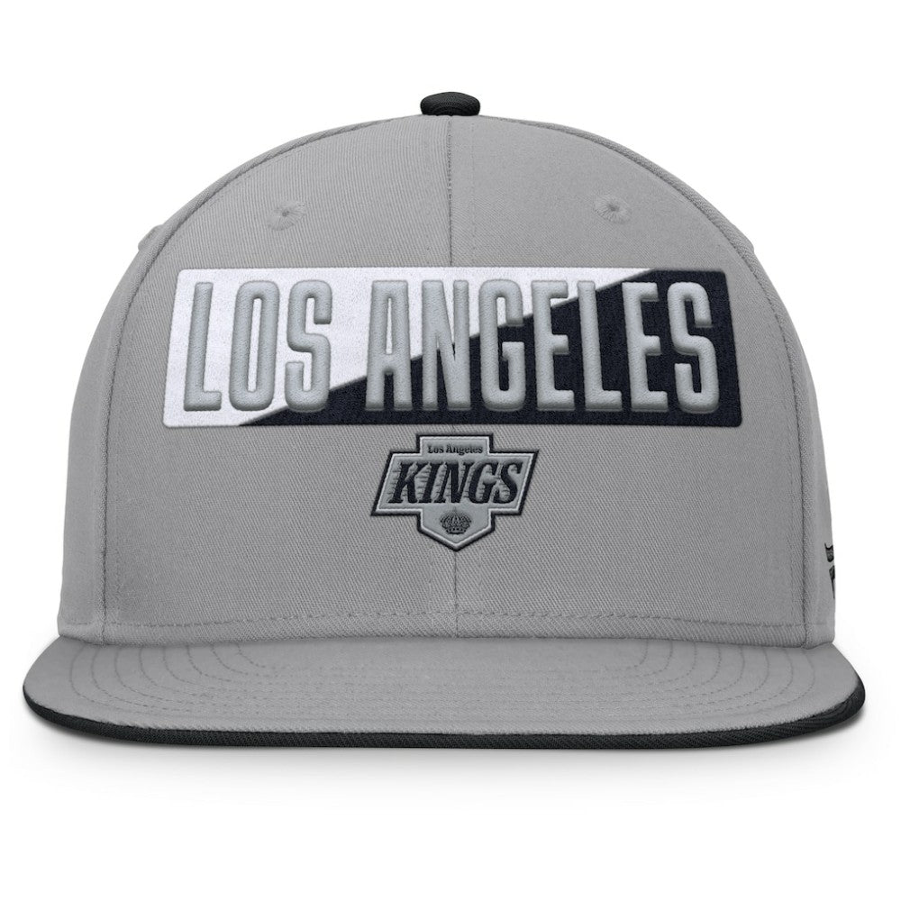 Los Angeles Kings Fanatics Fundamentals Duo Split Logo Snapback Hat - Gray | Fanatics near me