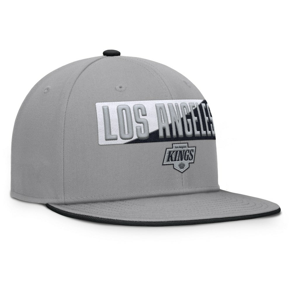 Los Angeles Kings Fanatics Fundamentals Duo Split Logo Snapback Hat - Gray | Fanatics near me