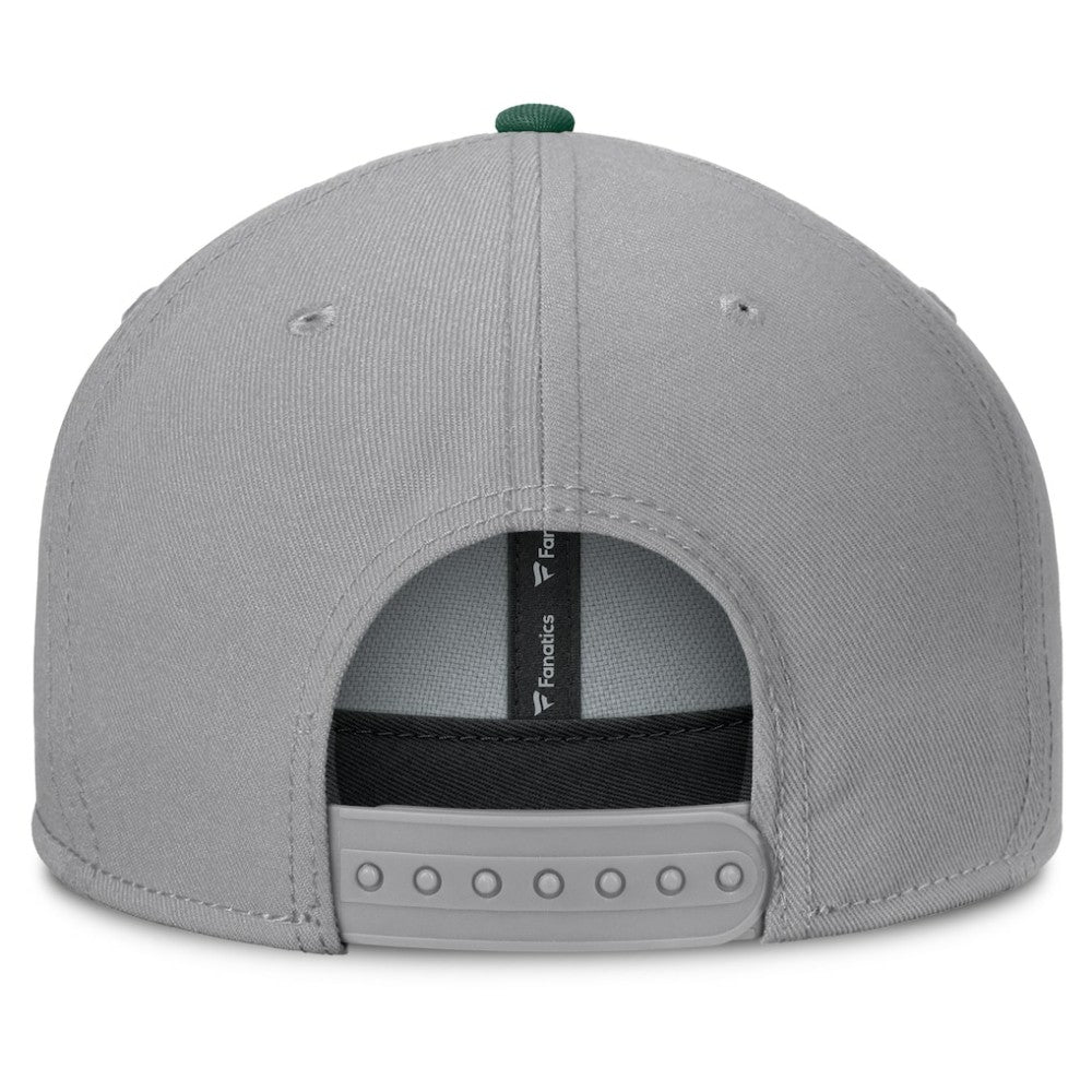 Minnesota Wild Fanatics Fundamentals Duo Split Logo Snapback Hat - Gray | Fanatics sale