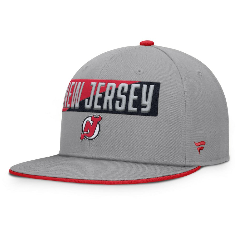 New Jersey Devils Fanatics Fundamentals Duo Split Logo Snapback Hat - Gray | Fanatics near me