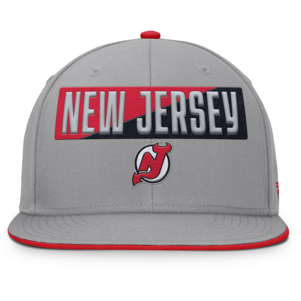 New Jersey Devils Fanatics Fundamentals Duo Split Logo Snapback Hat - Gray | Fanatics near me