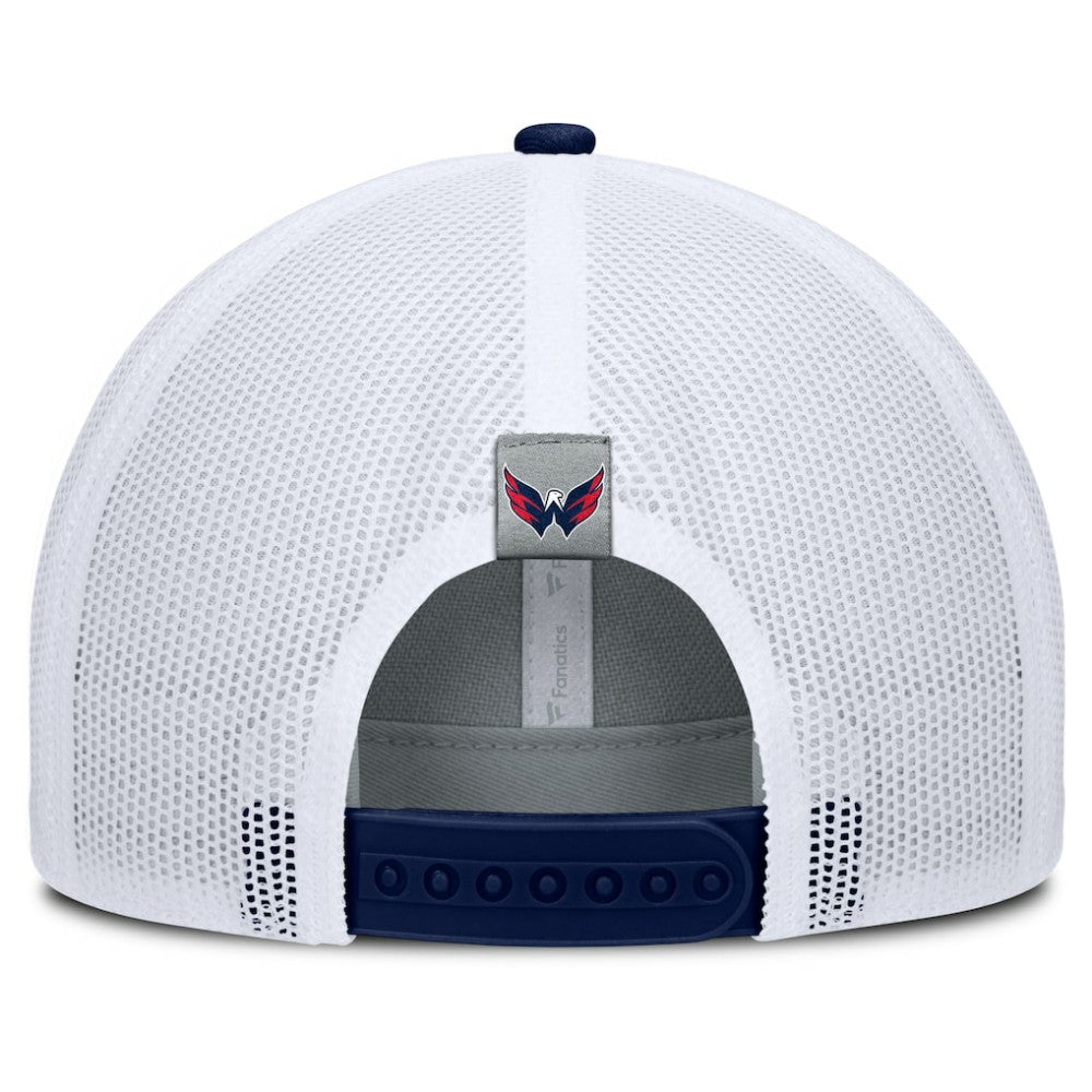 Washington Capitals Fanatics Fundamental Adapt Trucker Adjustable Hat - Gray/Navy | Fanatics on sale