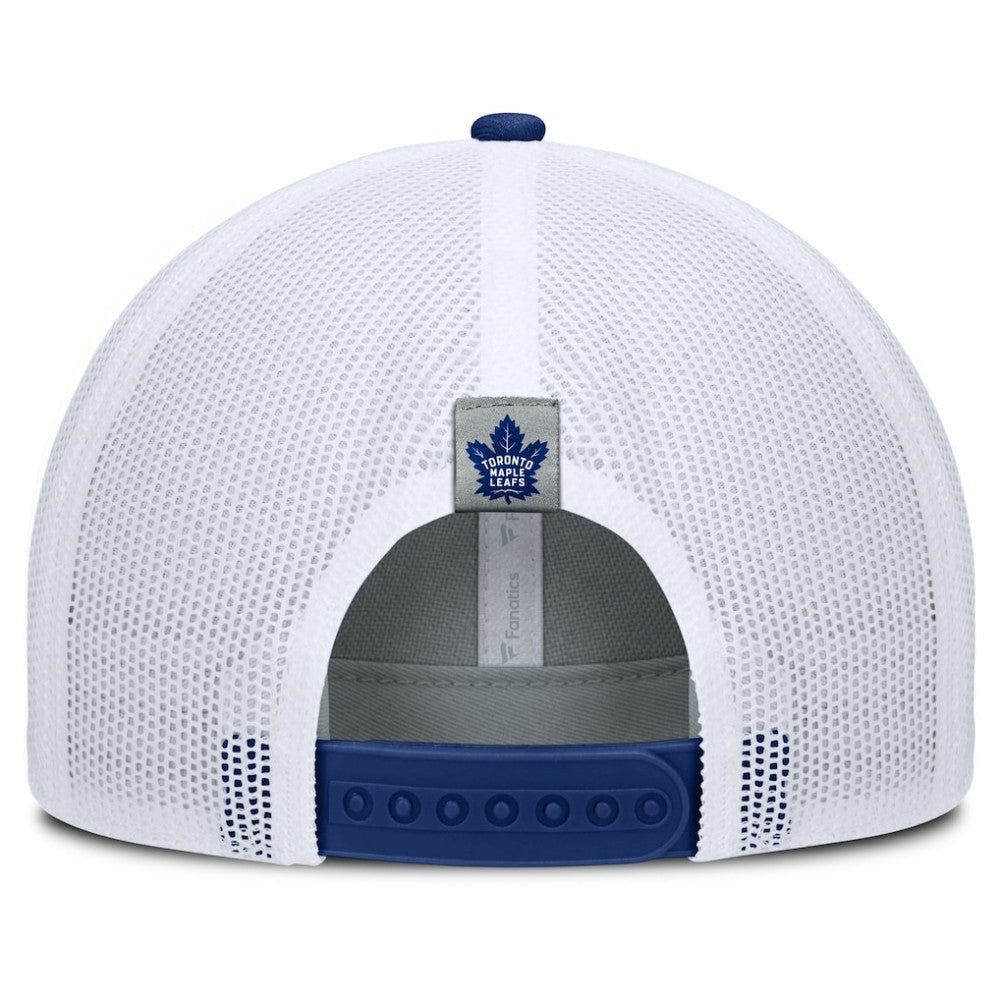 Toronto Maple Leafs Fanatics Fundamental Adapt Trucker Adjustable Hat - Gray/Blue | Fanatics near me