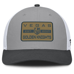 Vegas Golden Knights Fanatics Fundamental Adapt Trucker Adjustable Hat - Gray/Charcoal | Fanatics sale