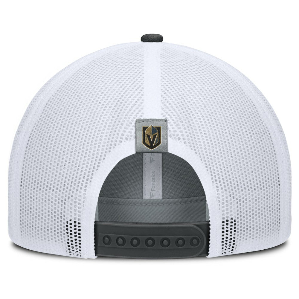 Vegas Golden Knights Fanatics Fundamental Adapt Trucker Adjustable Hat - Gray/Charcoal | Fanatics sale