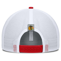 Chicago Blackhawks Fanatics Fundamental Adapt Trucker Adjustable Hat - Gray/Red | Fanatics near me