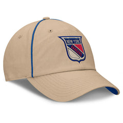 New York Rangers Fanatics Heritage Setoff Adjustable Hat - Tan | Fanatics Clearance