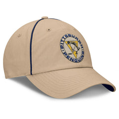 Pittsburgh Penguins Fanatics Heritage Setoff Adjustable Hat - Tan | Fanatics Clearance