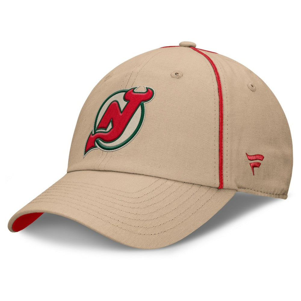 New Jersey Devils Fanatics Heritage Setoff Adjustable Hat - Tan | Fanatics near me