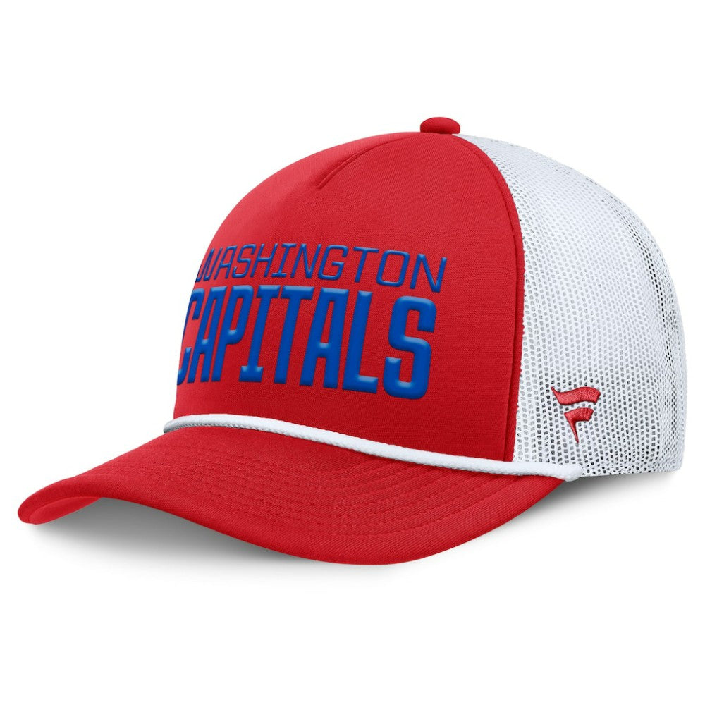 Washington Capitals Fanatics Heritage Dutch A-Frame Trucker Adjustable Hat - Red/White | Fanatics online