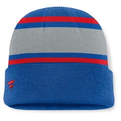 New York Rangers Fanatics Heritage Varsity Cuffed Knit Hat - Blue | Fanatics on sale