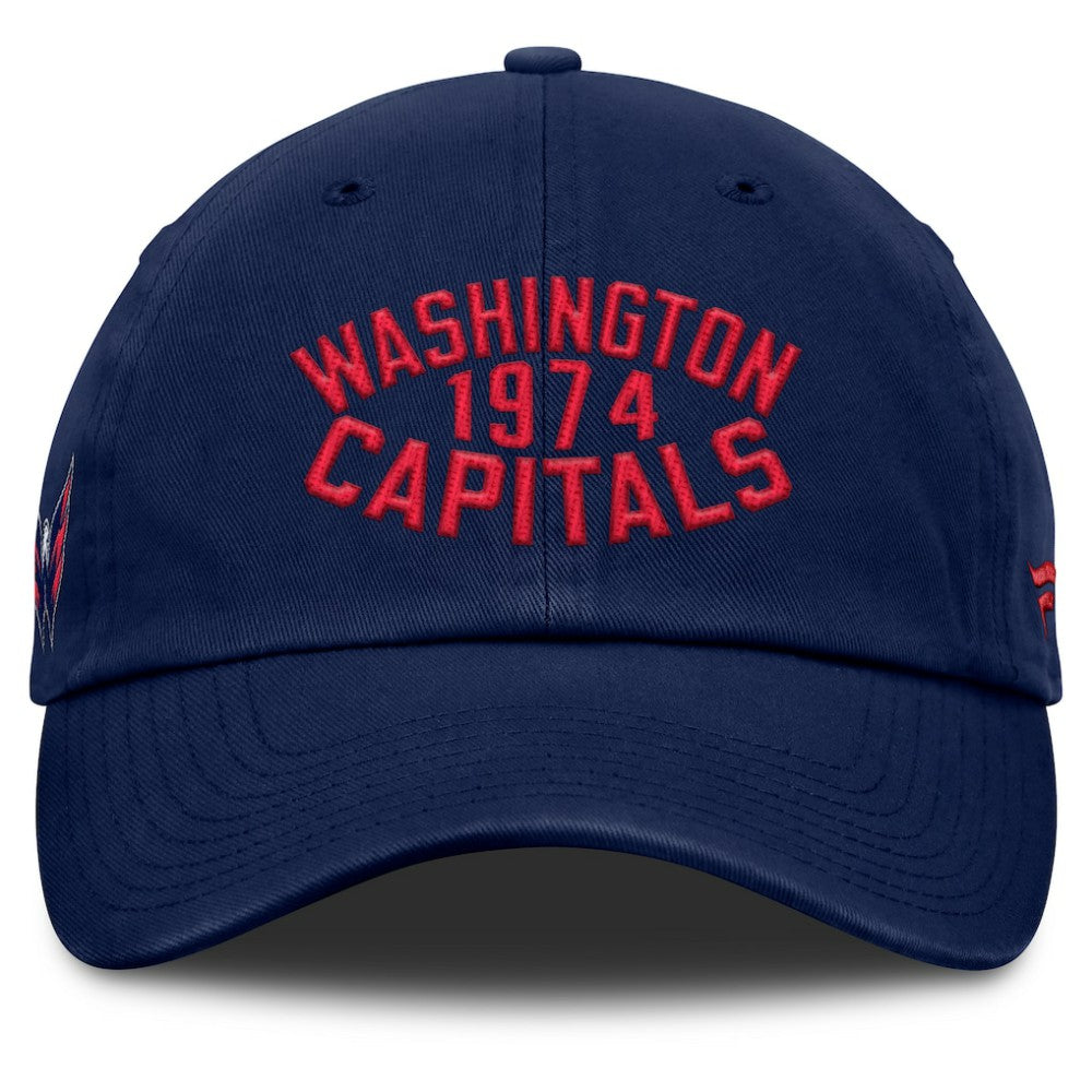 Washington Capitals Fanatics Fundamentals Archer Adjustable Hat - Navy | Fanatics near me