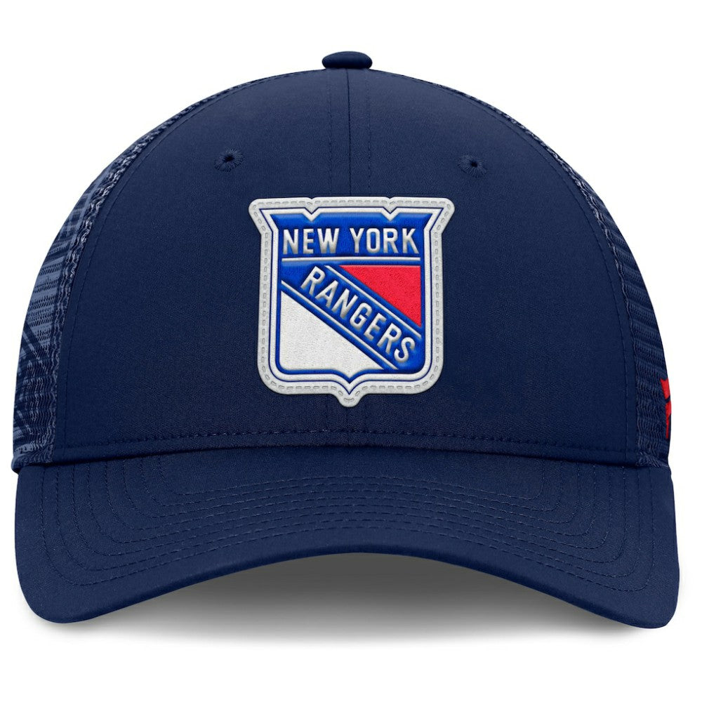 New York Rangers Fanatics Authentic Pro Home Ice Trucker Adjustable Hat - Navy | Fanatics sale