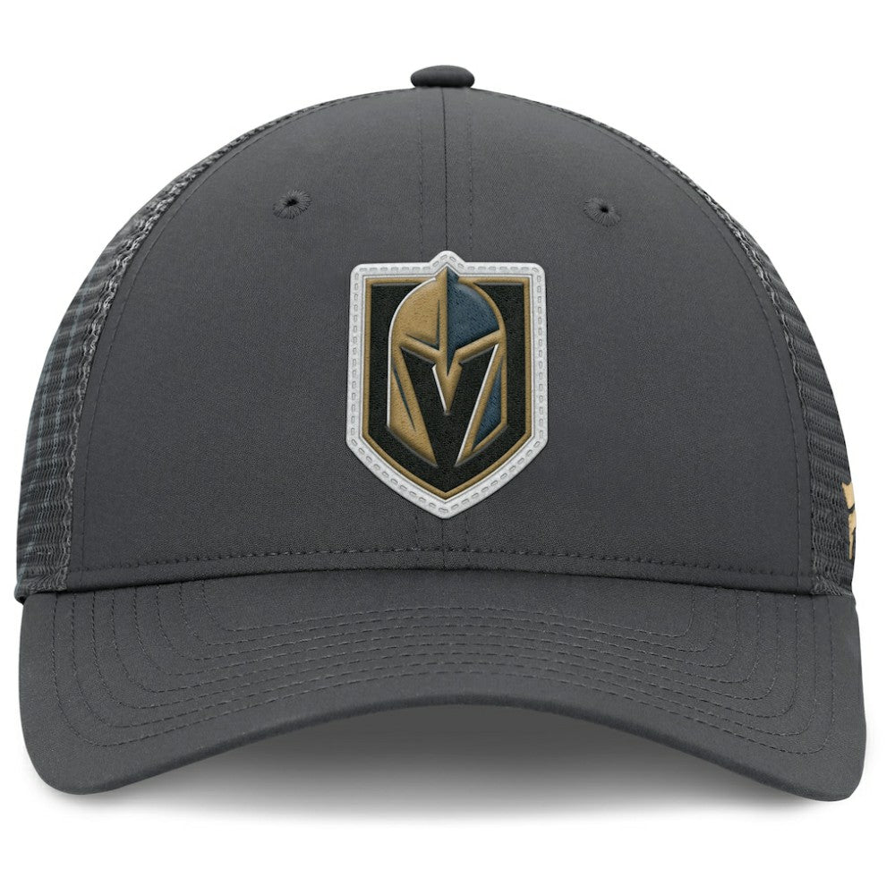 Vegas Golden Knights Fanatics Authentic Pro Home Ice Trucker Adjustable Hat - Charcoal | Fanatics discount