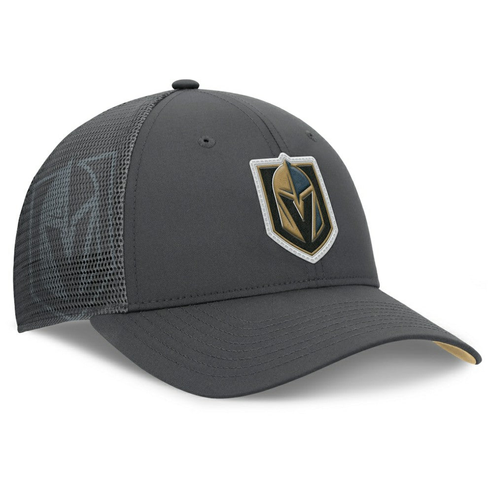Vegas Golden Knights Fanatics Authentic Pro Home Ice Trucker Adjustable Hat - Charcoal | Fanatics discount