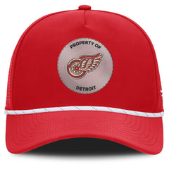 Detroit Red Wings Fanatics Centennial Pinched Front Adjustable Hat - Red | Fanatics Clearance