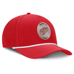 Detroit Red Wings Fanatics Centennial Pinched Front Adjustable Hat - Red | Fanatics Clearance