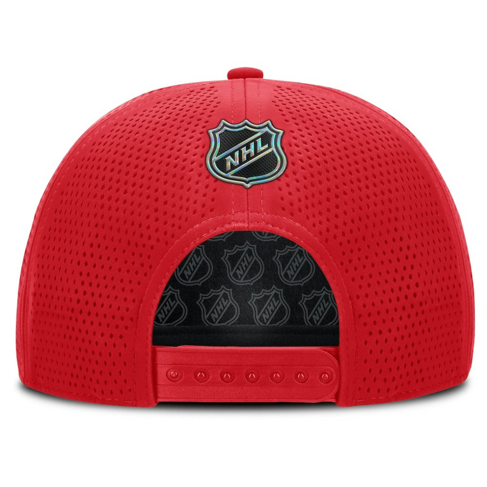 Detroit Red Wings Fanatics Centennial Pinched Front Adjustable Hat - Red | Fanatics Clearance