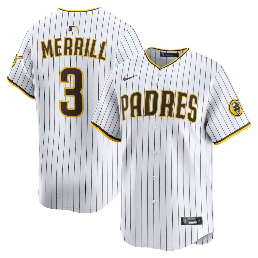 Jackson Merrill San Diego Padres Nike Home Limited Player Jersey Near Me