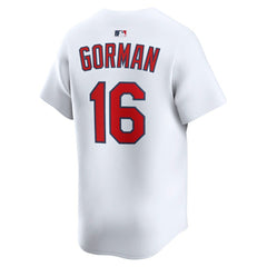 Nolan Gorman St. Louis Cardinals Nike Home Limited Player Jersey for sale