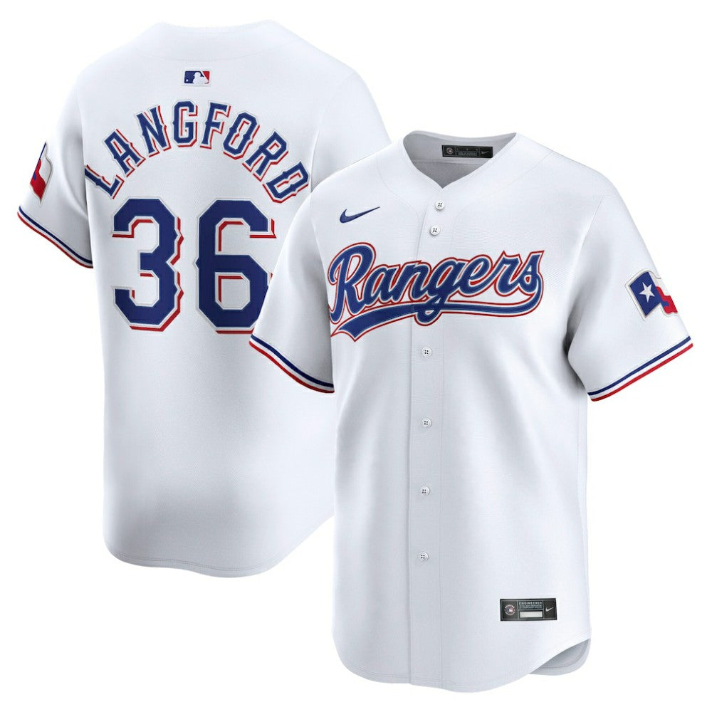 Wyatt Langford Texas Rangers Nike Home Limited Player Jersey Near Me