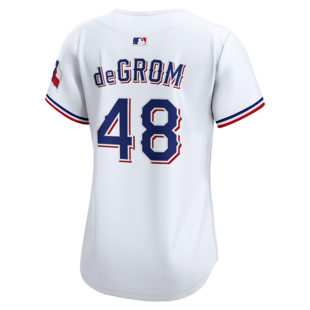 Jacob deGrom Texas Rangers Nike Women's Home Limited Player Jersey Discount